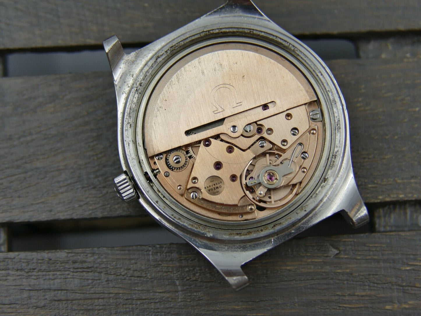 70's vintage watch mens omega geneve ref 166.0169 automatic cal. 1022 steel 36mm