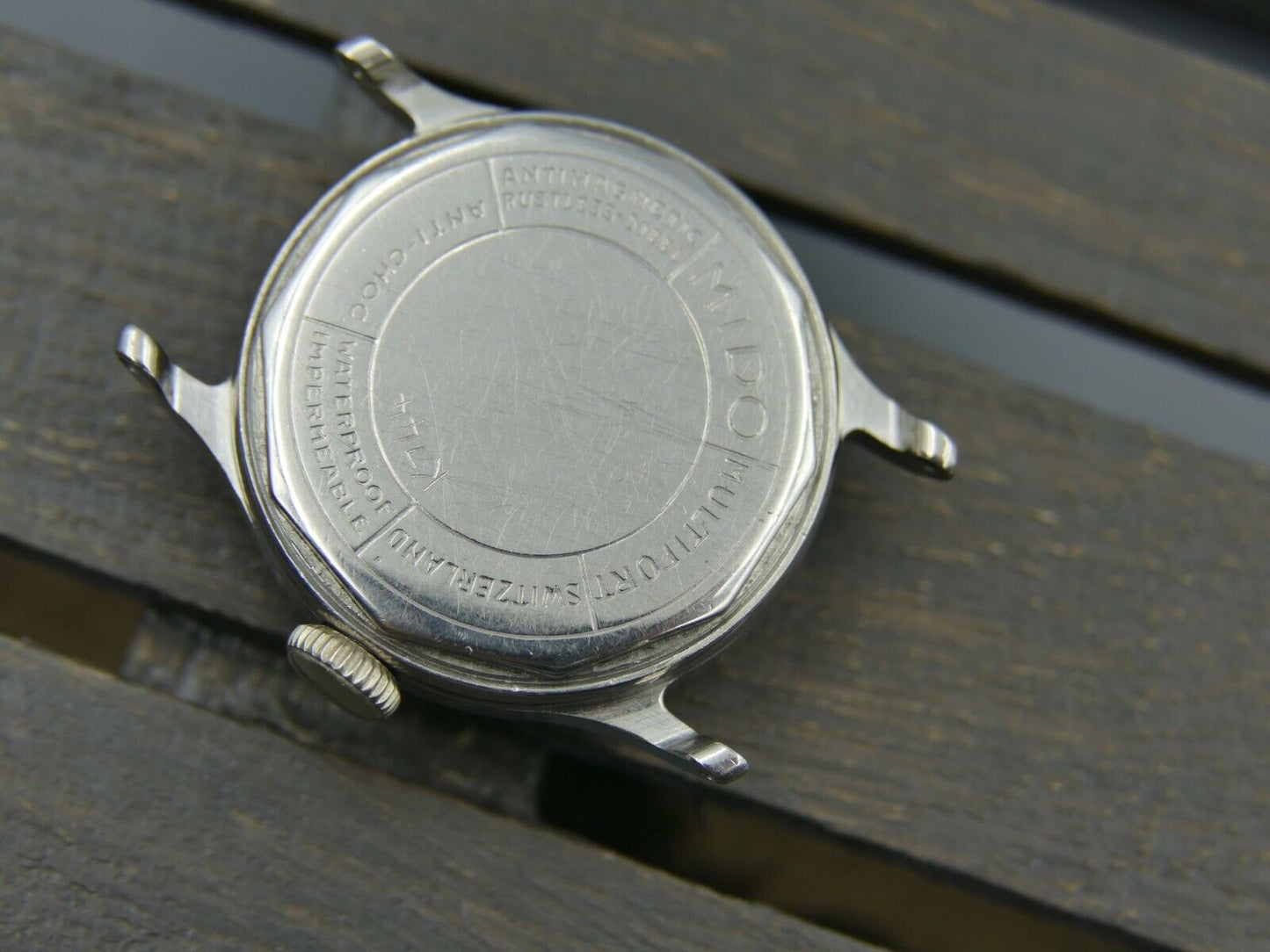 40's vintage watch military ww2 MIDO Multifort manual wind cal 6461 serviced