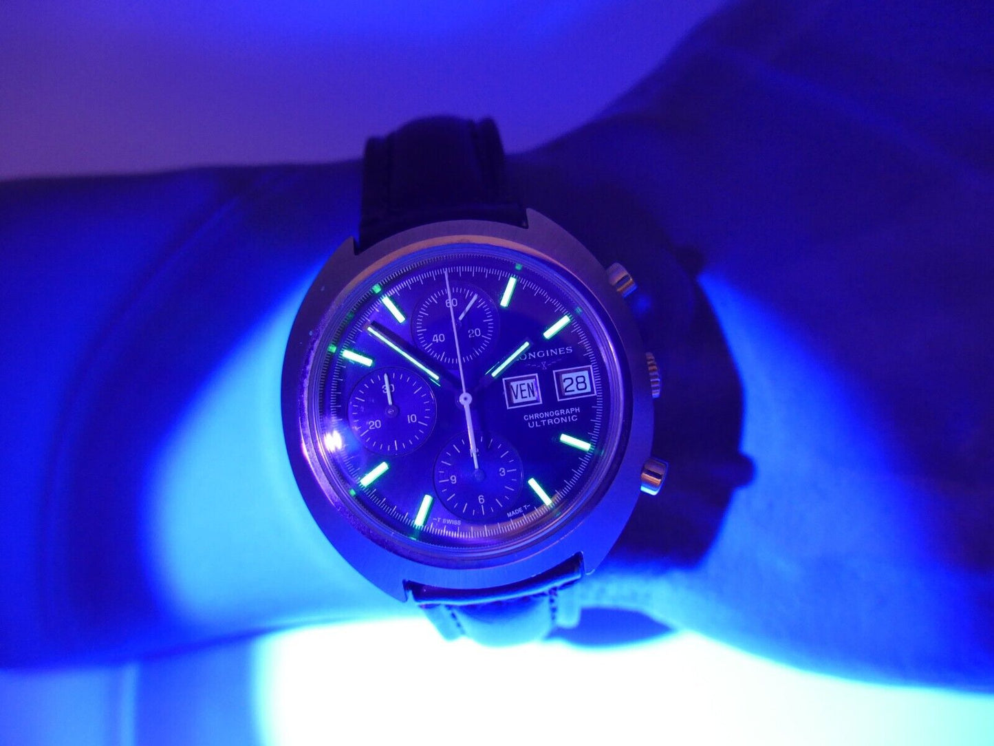 70's vintage watch Longines Chronograph Ultronic ref. 2362-4 cal. L749.2 rare