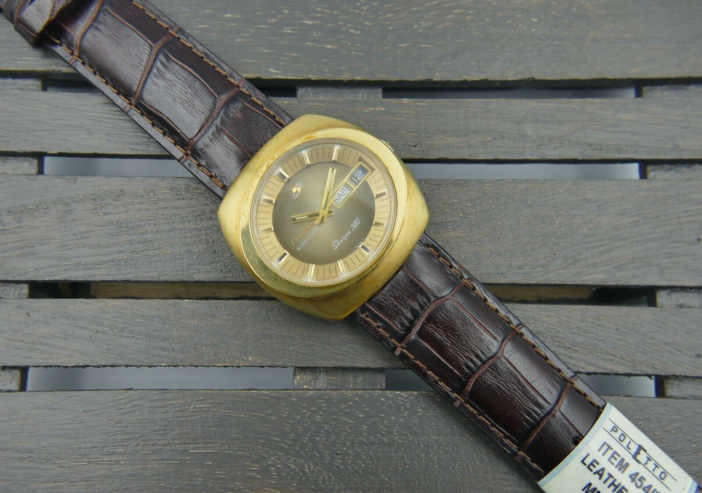 70's vintage watch mens Enicar Sherpa 320 ref 167-10-01 automatic cal. AR 167