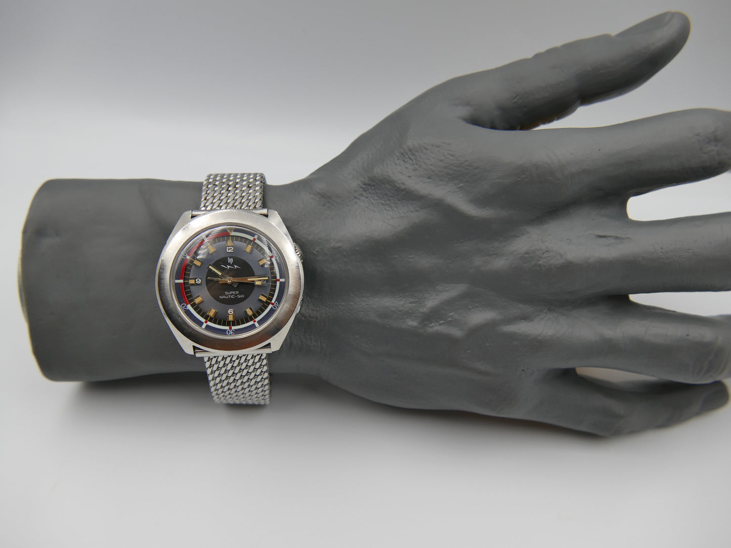 70's vintage watch mens Lip Nautic Ski super compressor 42mm diver ref. 60.592