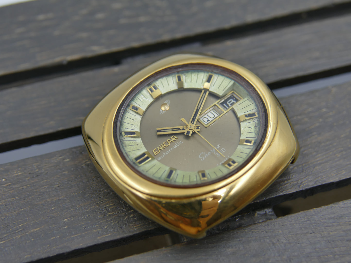 70's vintage watch mens Enicar Sherpa 320 ref 167-10-01 automatic cal. AR 167