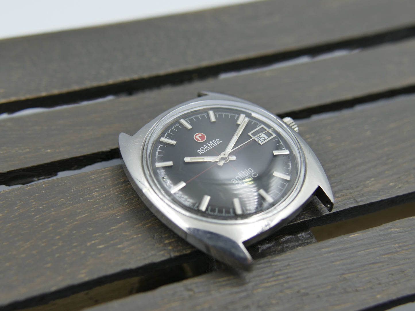 70s vintage watch Roamer anfibio Matic automatic ref 479-1120.012