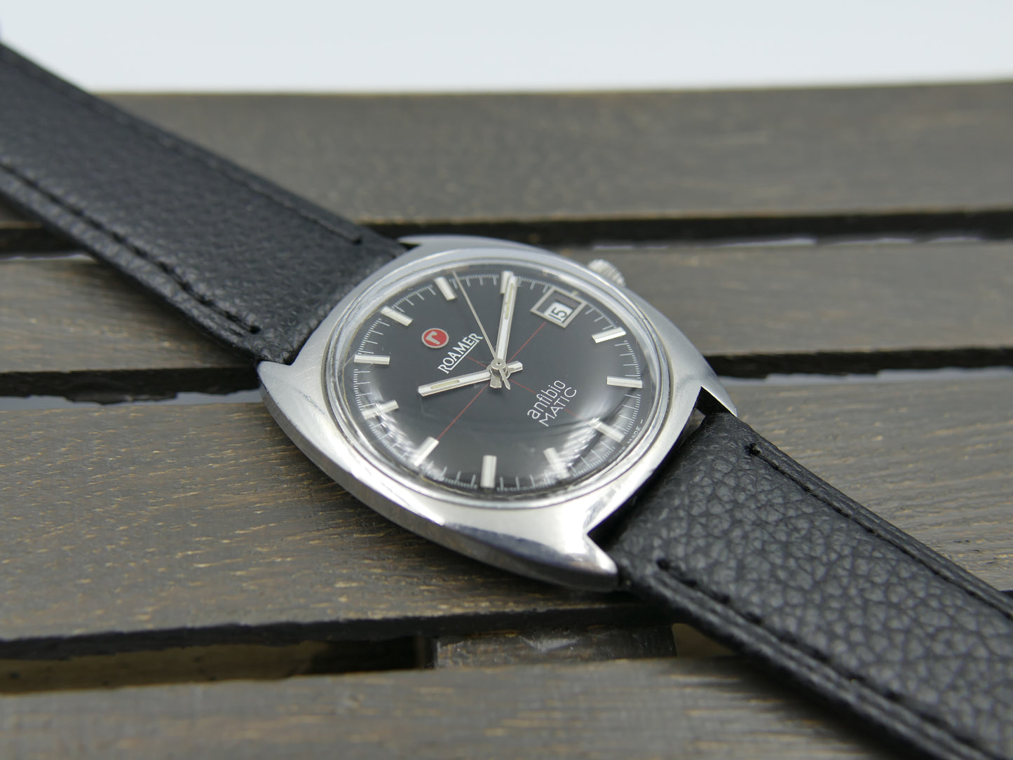 70s vintage watch Roamer anfibio Matic automatic ref 479-1120.012