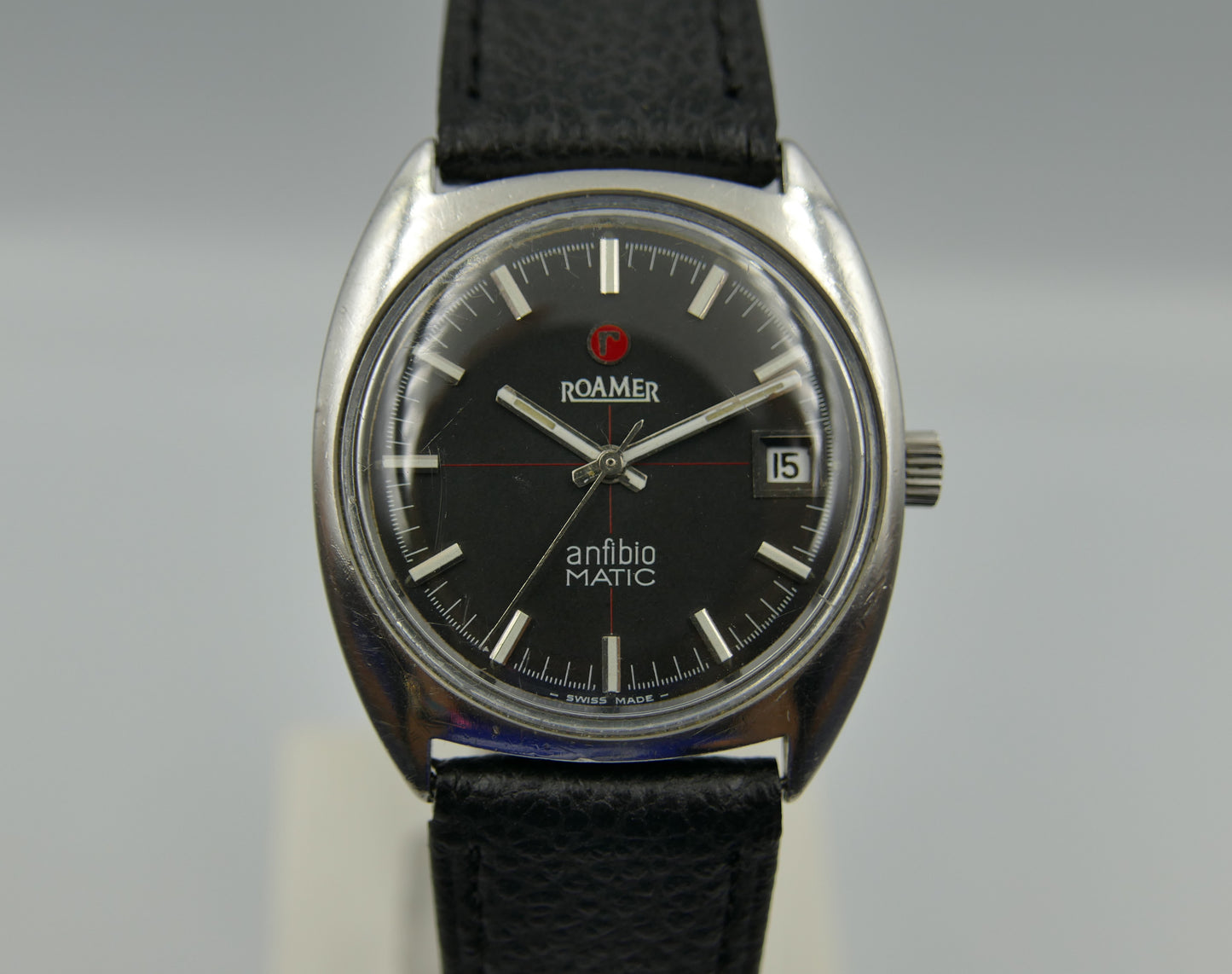 70s vintage watch Roamer anfibio Matic automatic ref 479-1120.012