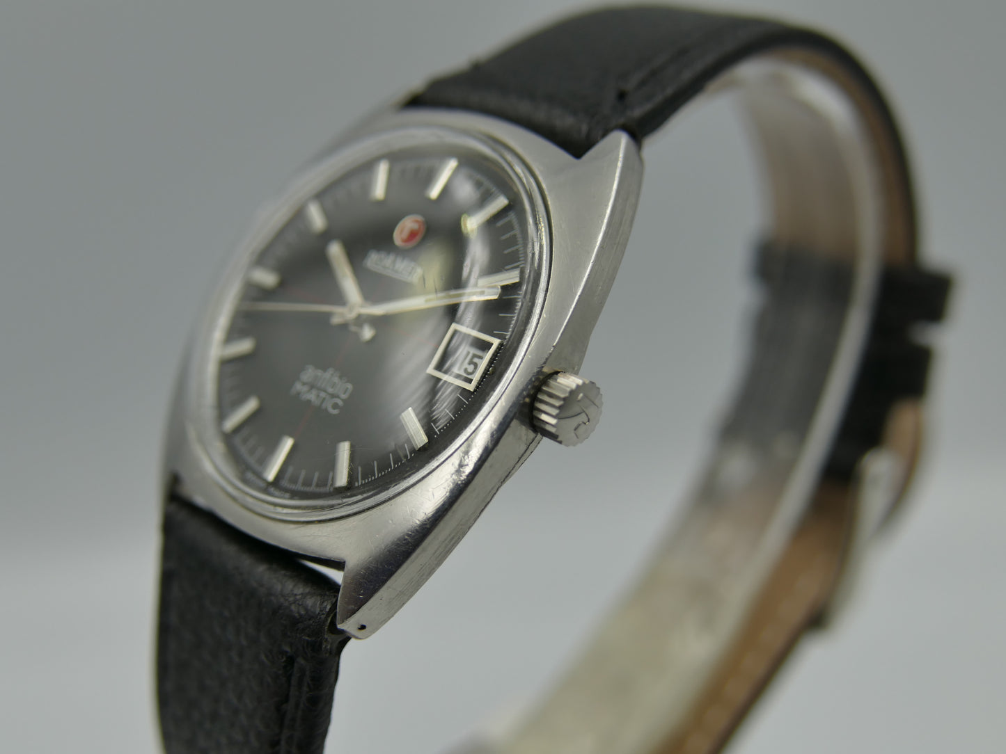 70s vintage watch Roamer anfibio Matic automatic ref 479-1120.012