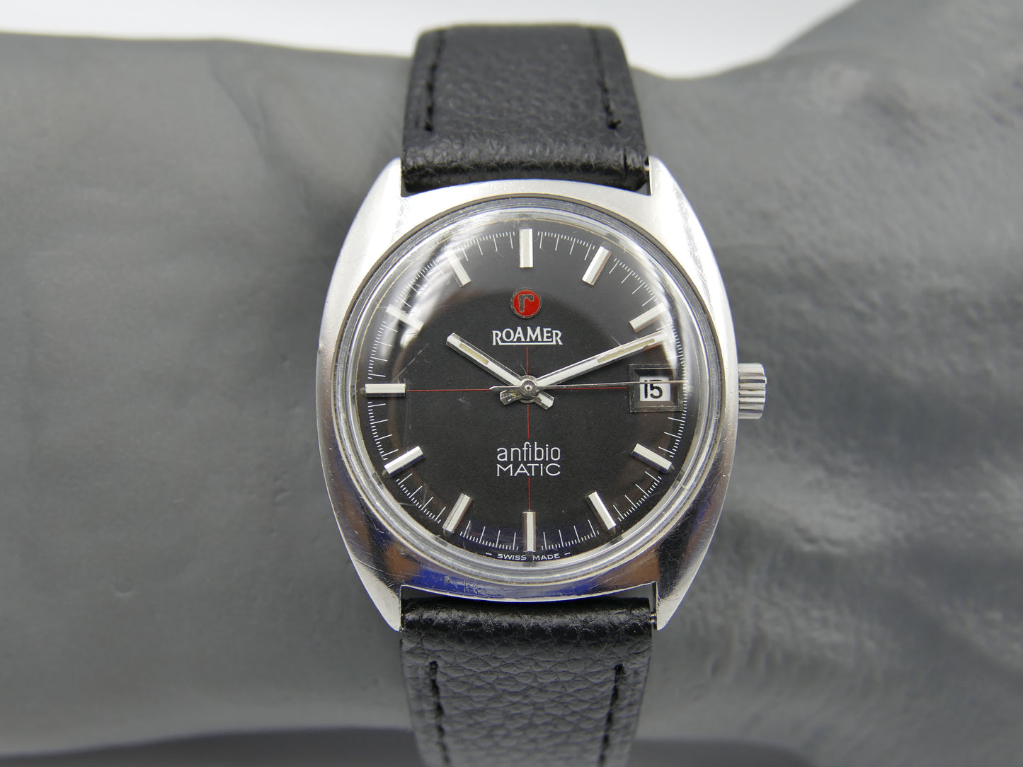 70s vintage watch Roamer anfibio Matic automatic ref 479-1120.012