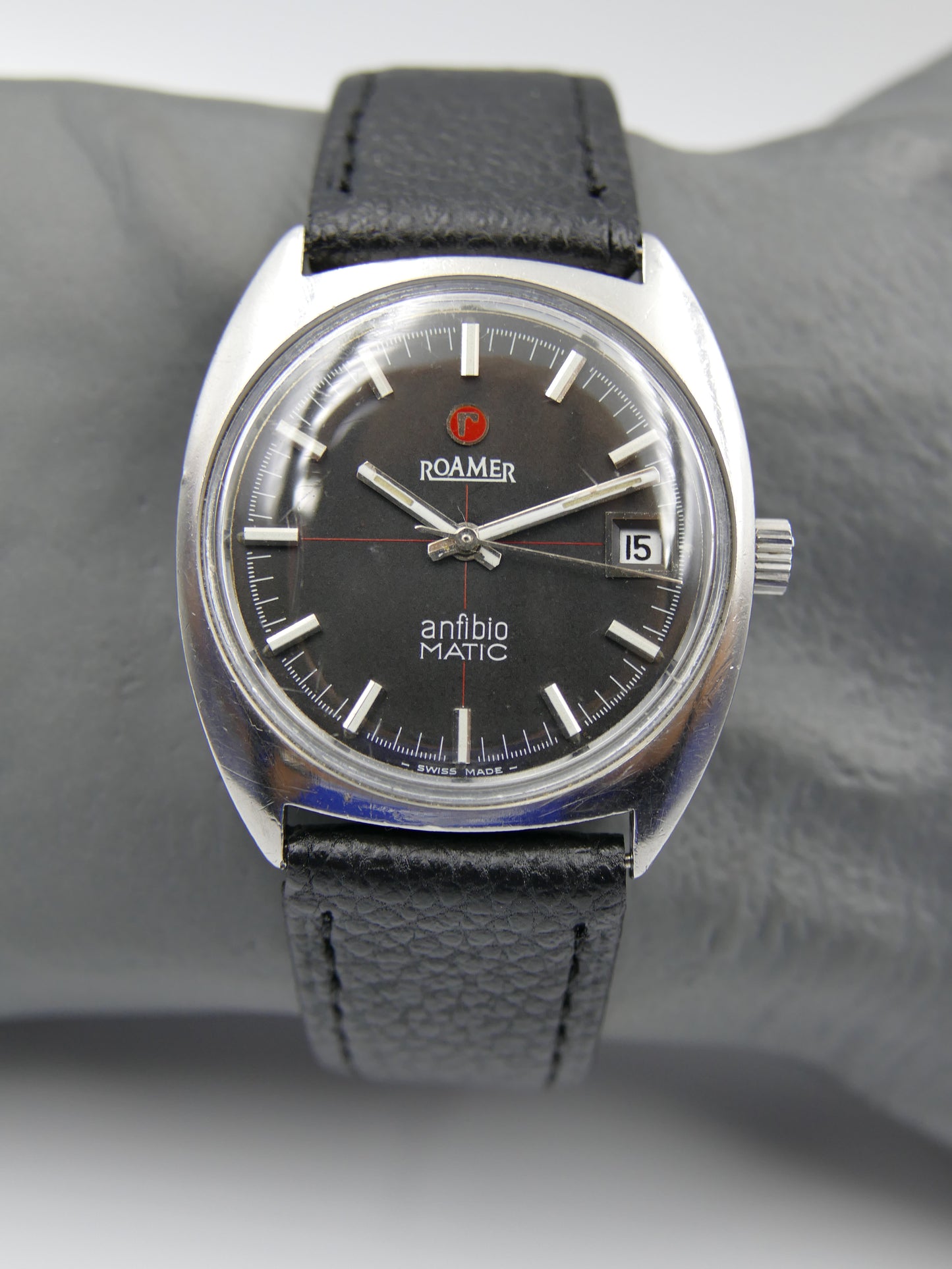 70s vintage watch Roamer anfibio Matic automatic ref 479-1120.012
