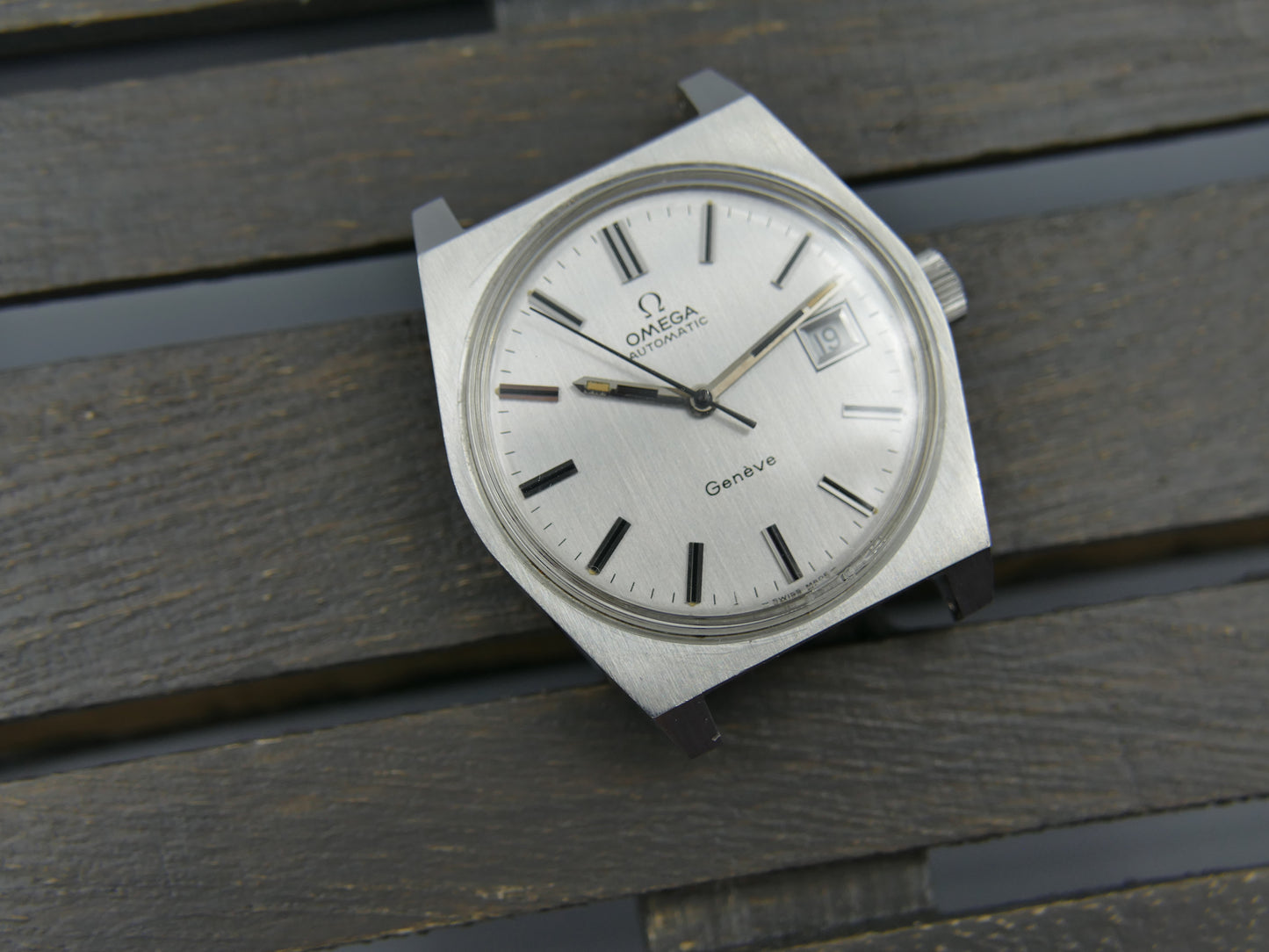 70's vintage watch mens Omega Geneve ref 166.0118 automatic cal. 1481