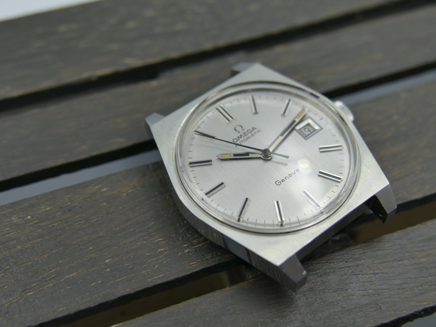 70's vintage watch mens Omega Geneve ref 166.0118 automatic cal. 1481
