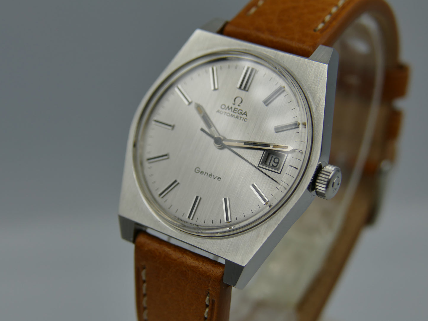 70's vintage watch mens Omega Geneve ref 166.0118 automatic cal. 1481