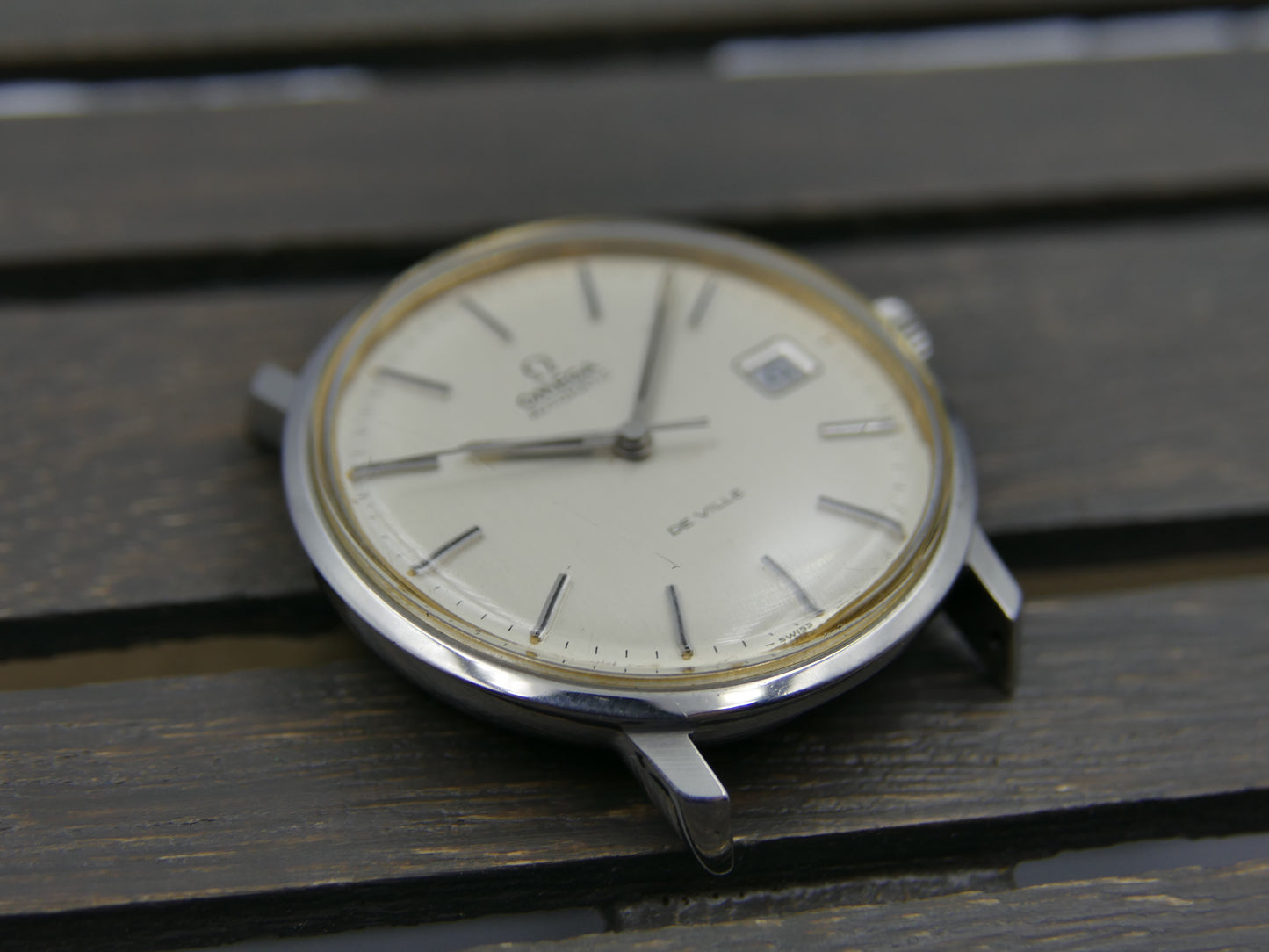 70s vintage watch mens Omega De Ville ref 166.0134 automatic 1012 SS serviced