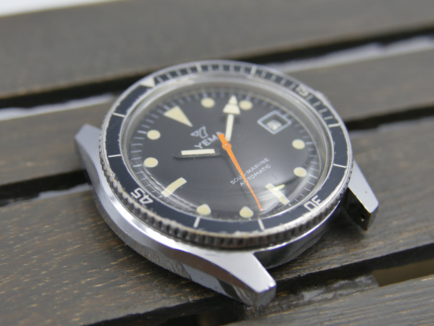 60's vintage watch mens Yema ref. 55 002 1 Sous marine diver plongee automatic