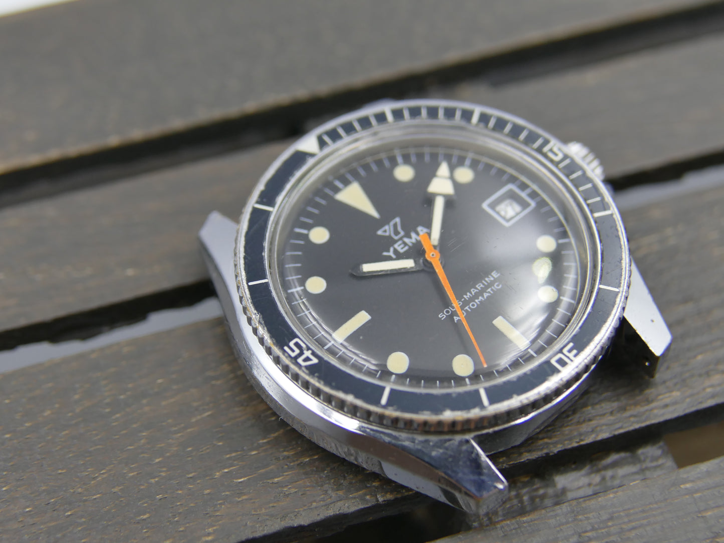 60's vintage watch mens Yema ref. 55 002 1 Sous marine diver plongee automatic