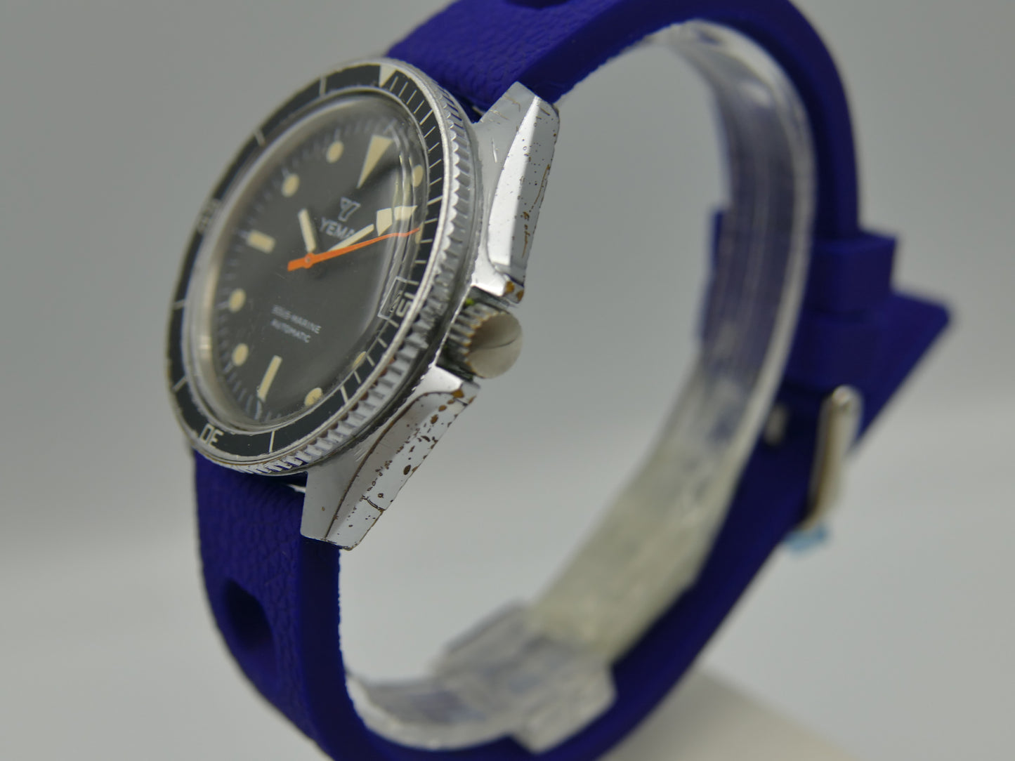60's vintage watch mens Yema ref. 55 002 1 Sous marine diver plongee automatic