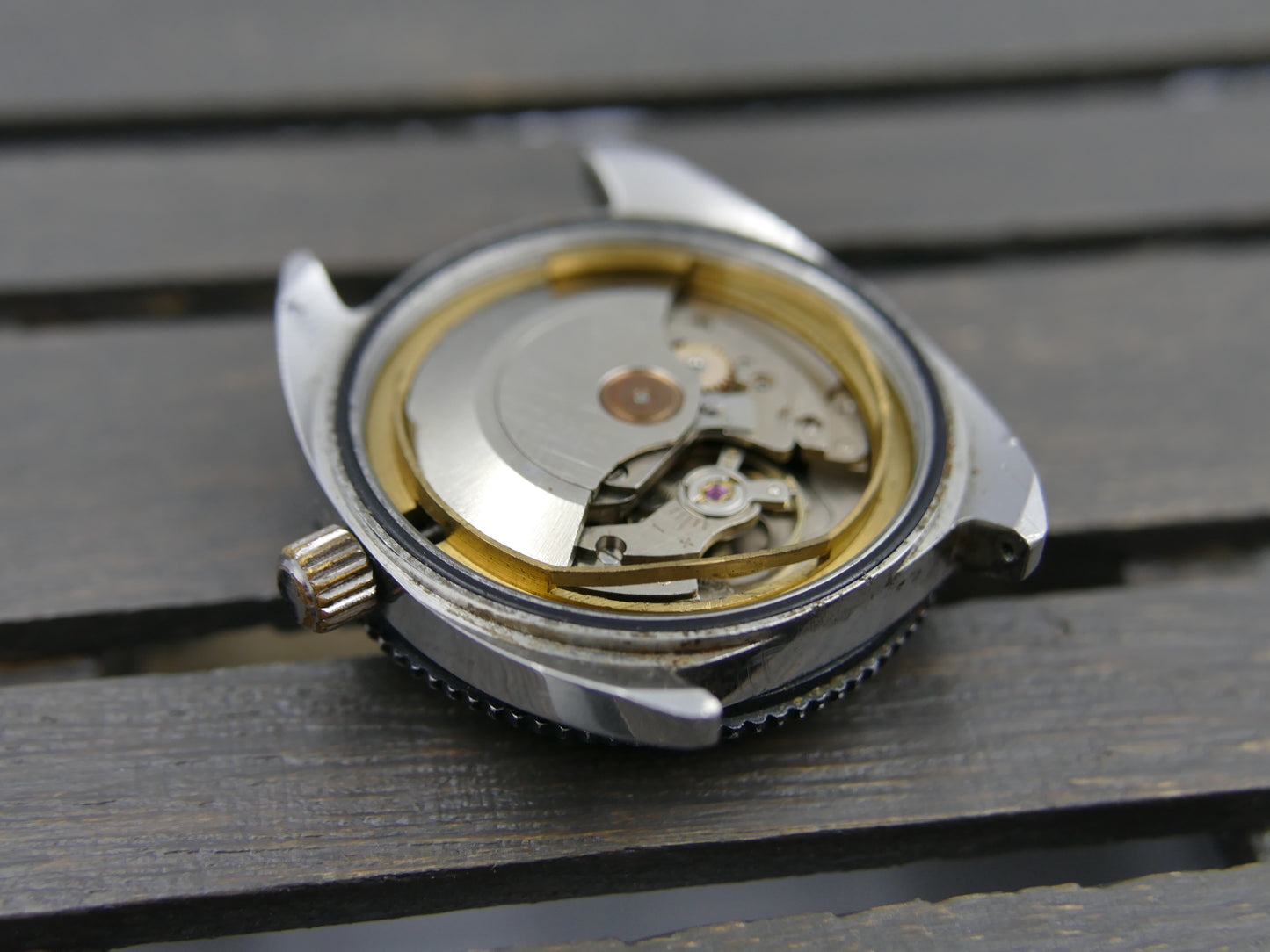 vintage watch mens diver Arvor automatic FE steel