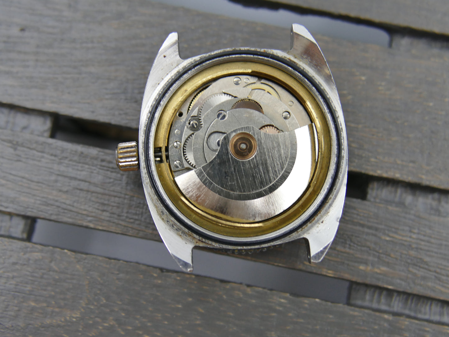 vintage watch mens diver Arvor automatic FE steel