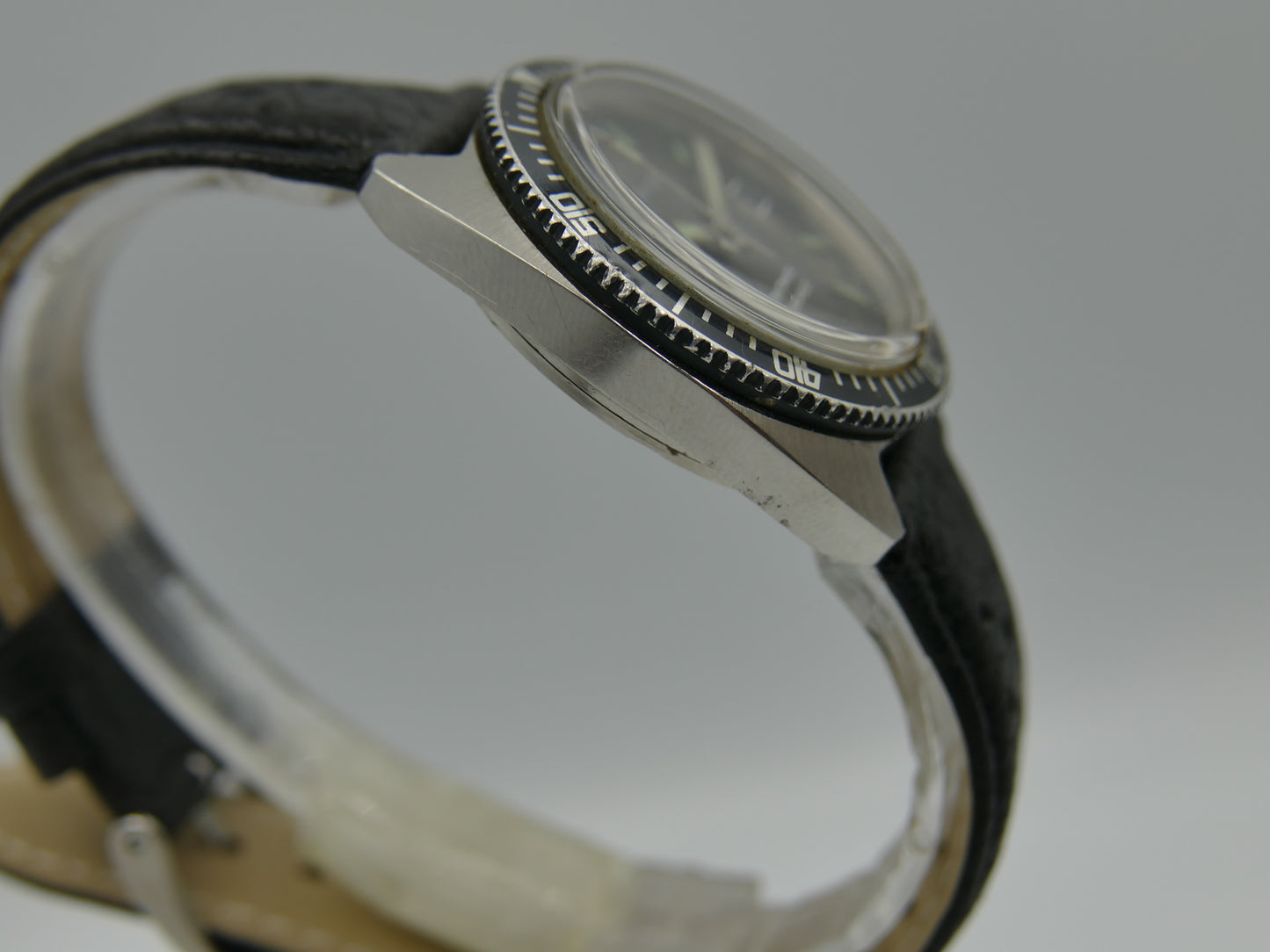 vintage watch mens diver Arvor automatic FE steel