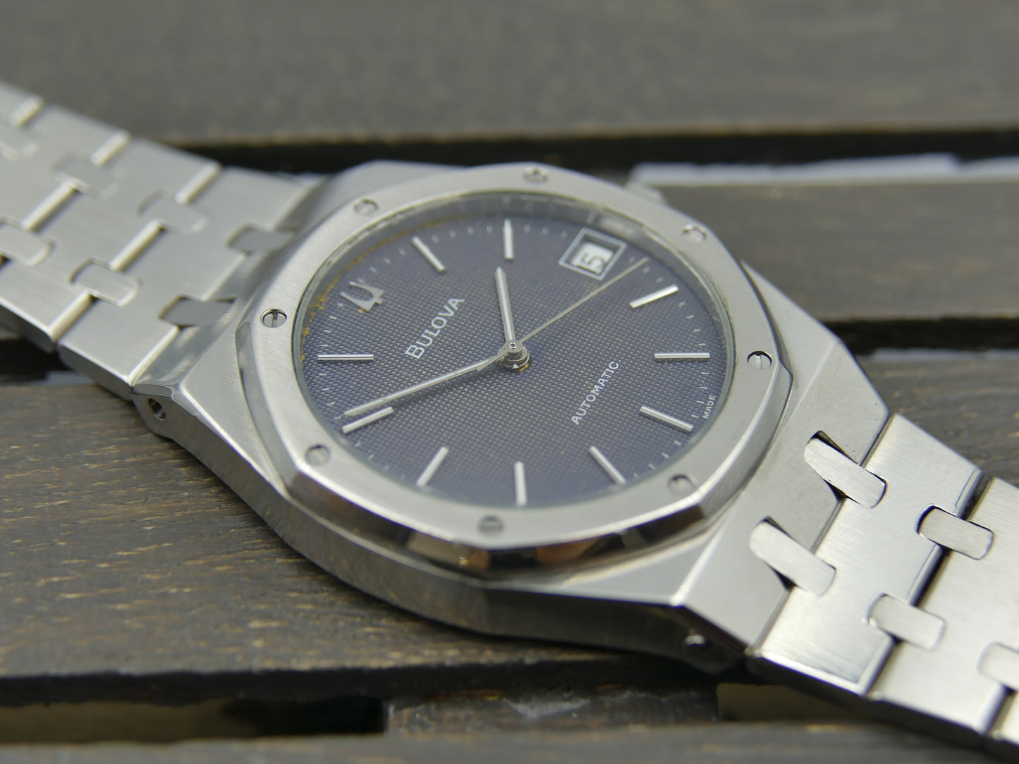 70's vintage watch mens bulova royal oak AP ref 4420101 / 12055 automatic rare