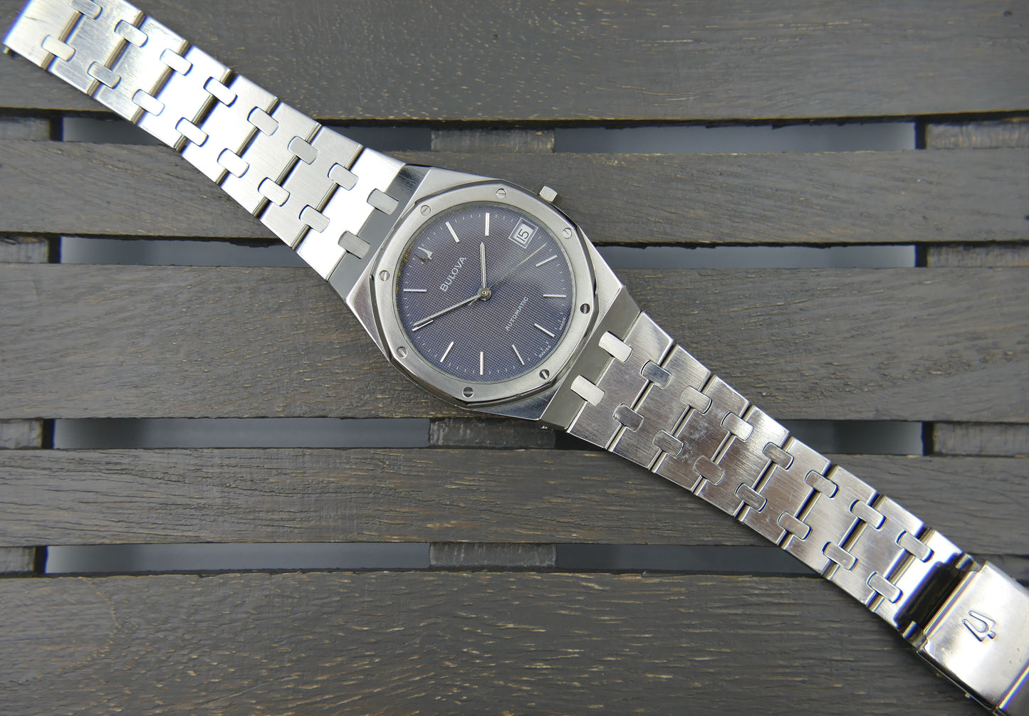 70's vintage watch mens bulova royal oak AP ref 4420101 / 12055 automatic rare