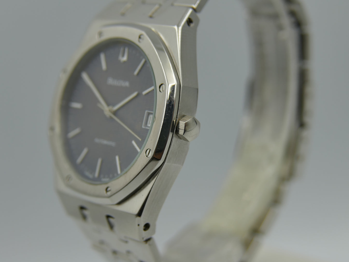 70's vintage watch mens bulova royal oak AP ref 4420101 / 12055 automatic rare