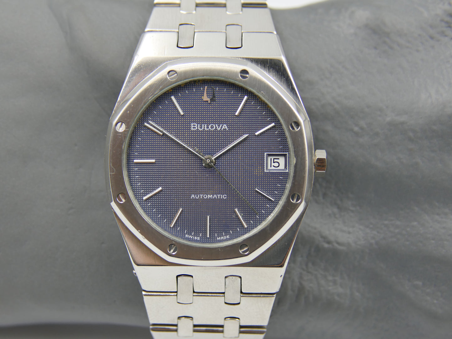 70's vintage watch mens bulova royal oak AP ref 4420101 / 12055 automatic rare