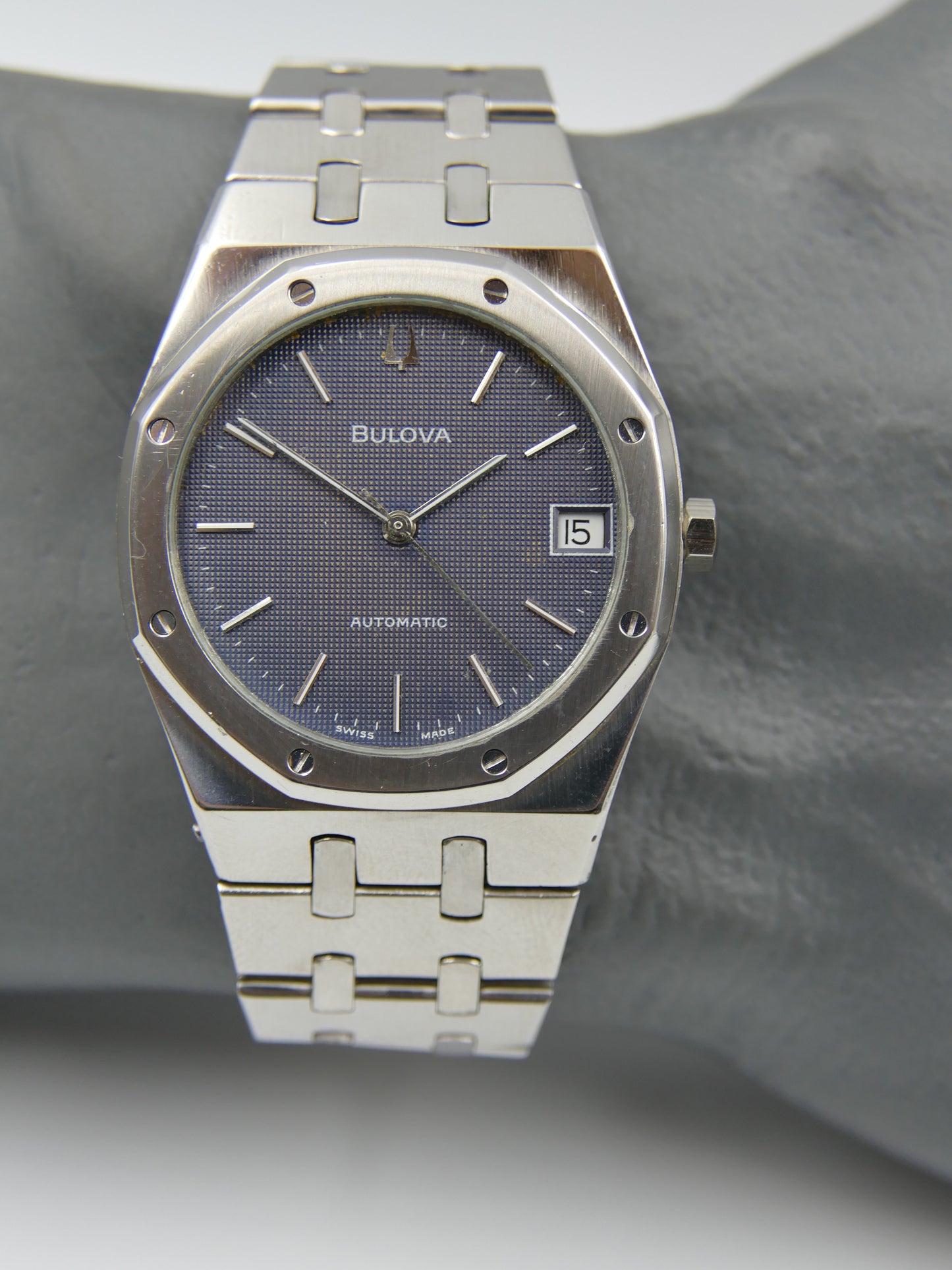 70's vintage watch mens bulova royal oak AP ref 4420101 / 12055 automatic rare