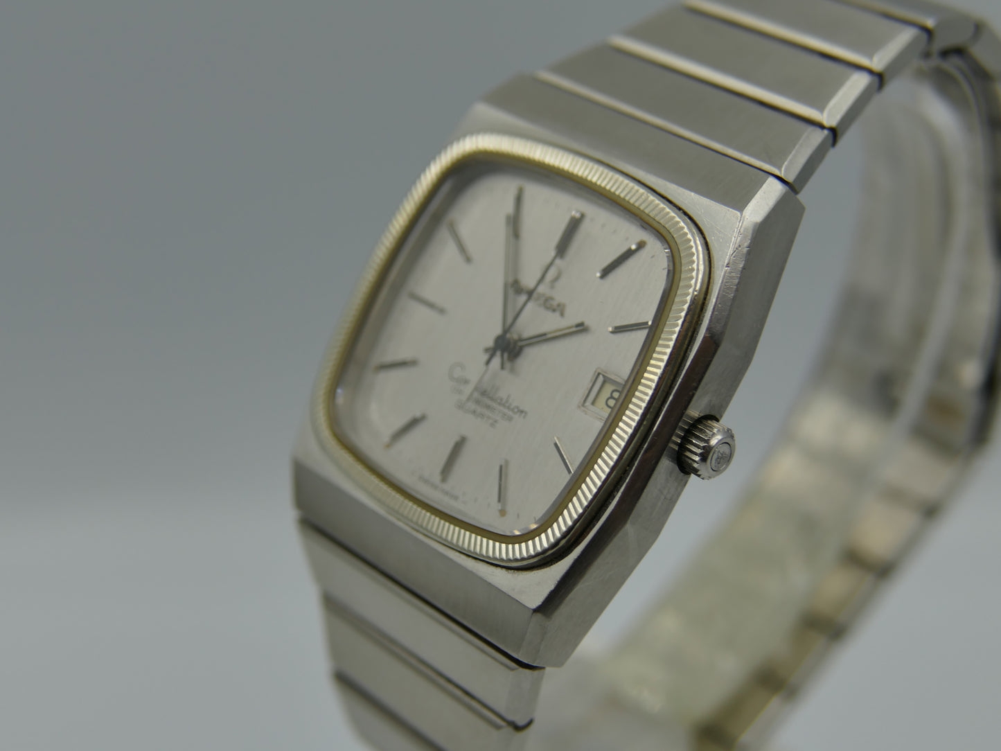 70's vintage watch mens Omega Constellation Chronometer quartz 1343 ref 198.0113