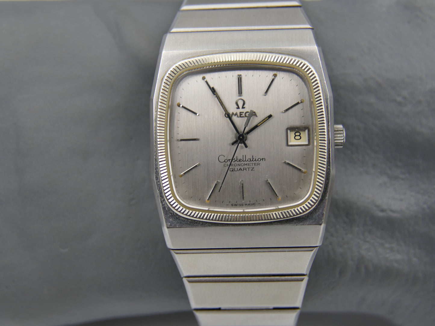 70's vintage watch mens Omega Constellation Chronometer quartz 1343 ref 198.0113