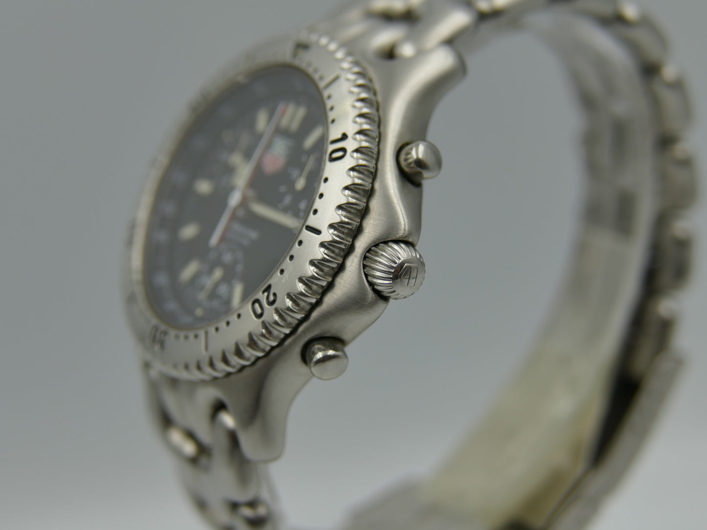 90's vintage watch mens TAG Heuer Link Chronograph CG1110 -0
