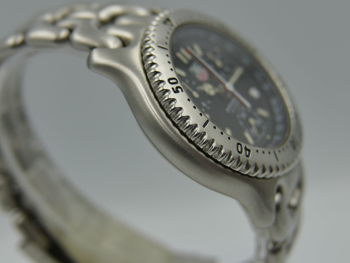90's vintage watch mens TAG Heuer Link Chronograph CG1110 -0