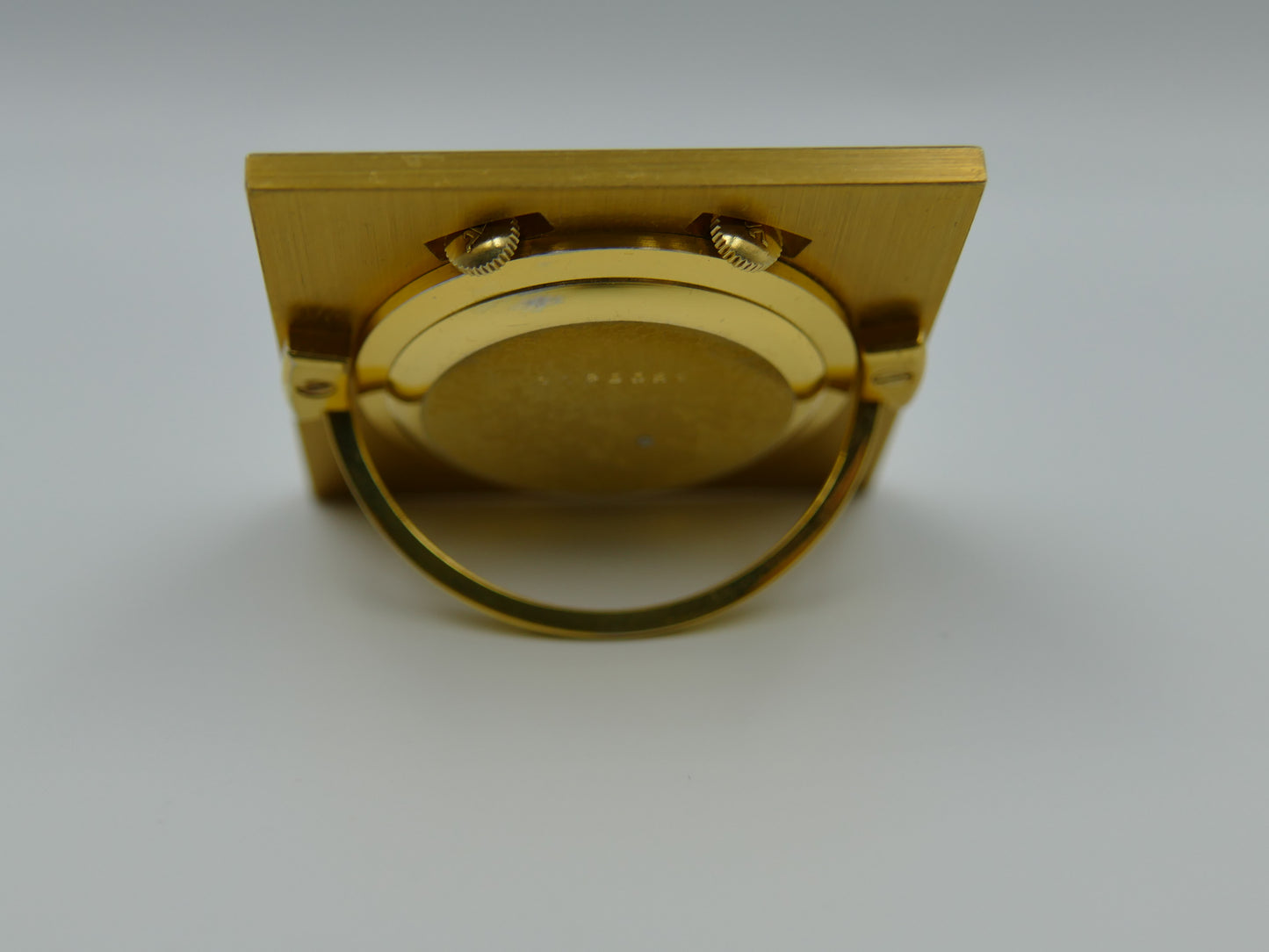 60's vintage desk alarm clock travel Jaeger-LeCoultre Memovox serviced