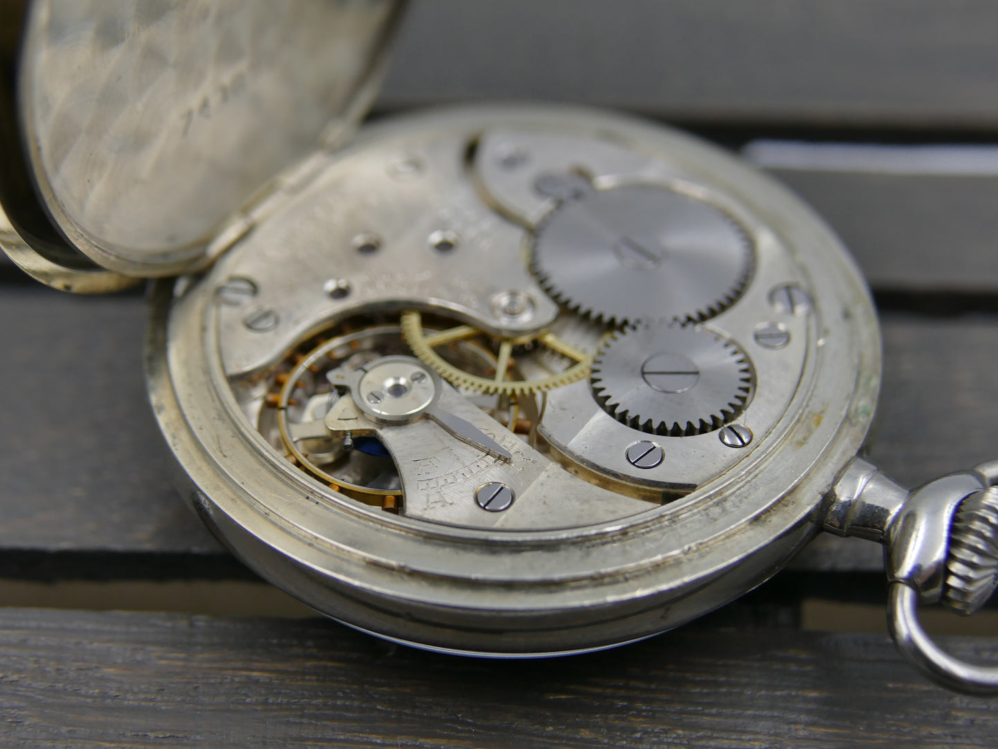 1923 vintage pocket gousset watch Omega 40.6 LT manual wind