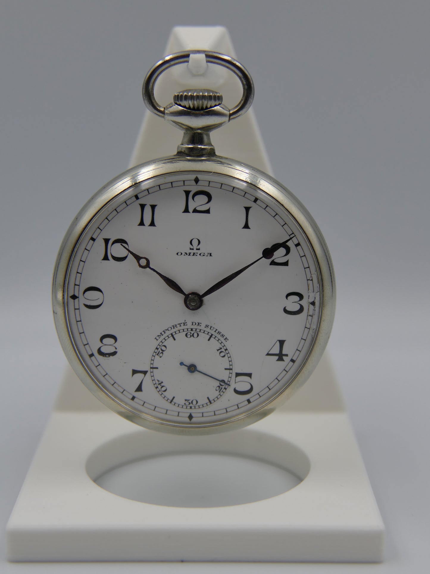 1923 vintage pocket gousset watch Omega 40.6 LT manual wind