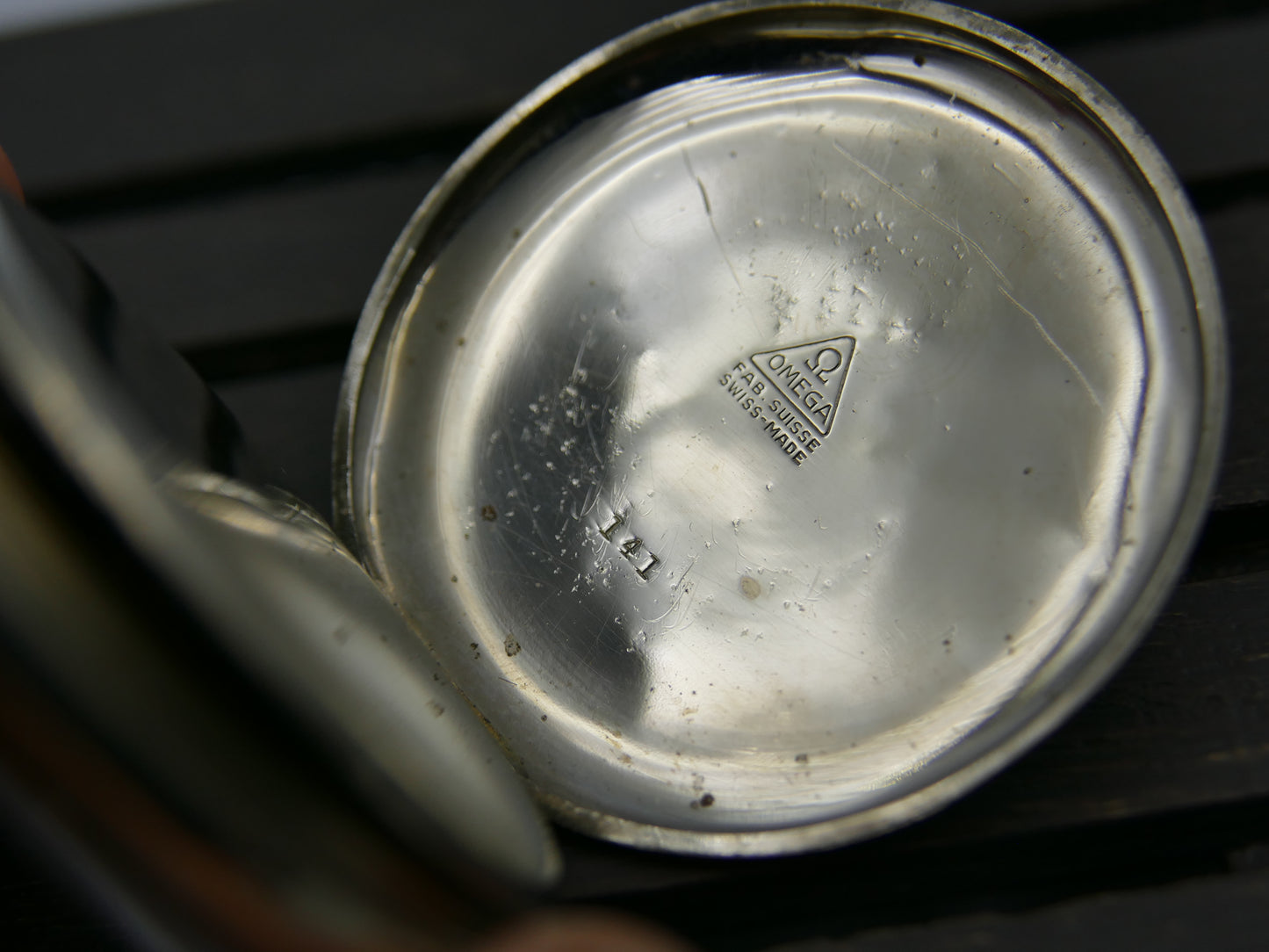 1939 vintage pocket gousset watch Omega 38.5L.T1 15 Jewels manual wind