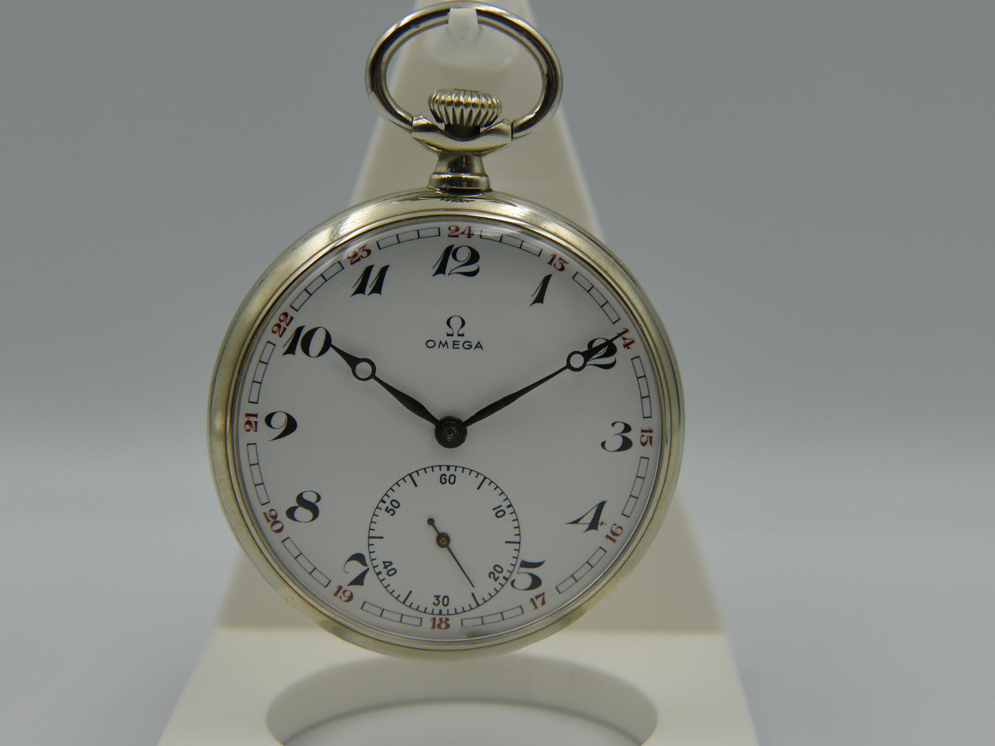 1939 vintage pocket gousset watch Omega 38.5L.T1 15 Jewels manual wind