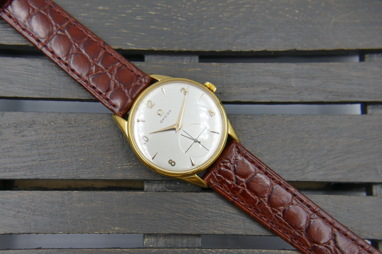 50's vintage watch mens Omega BK 2800 -1 manual wind cal. 266 serviced
