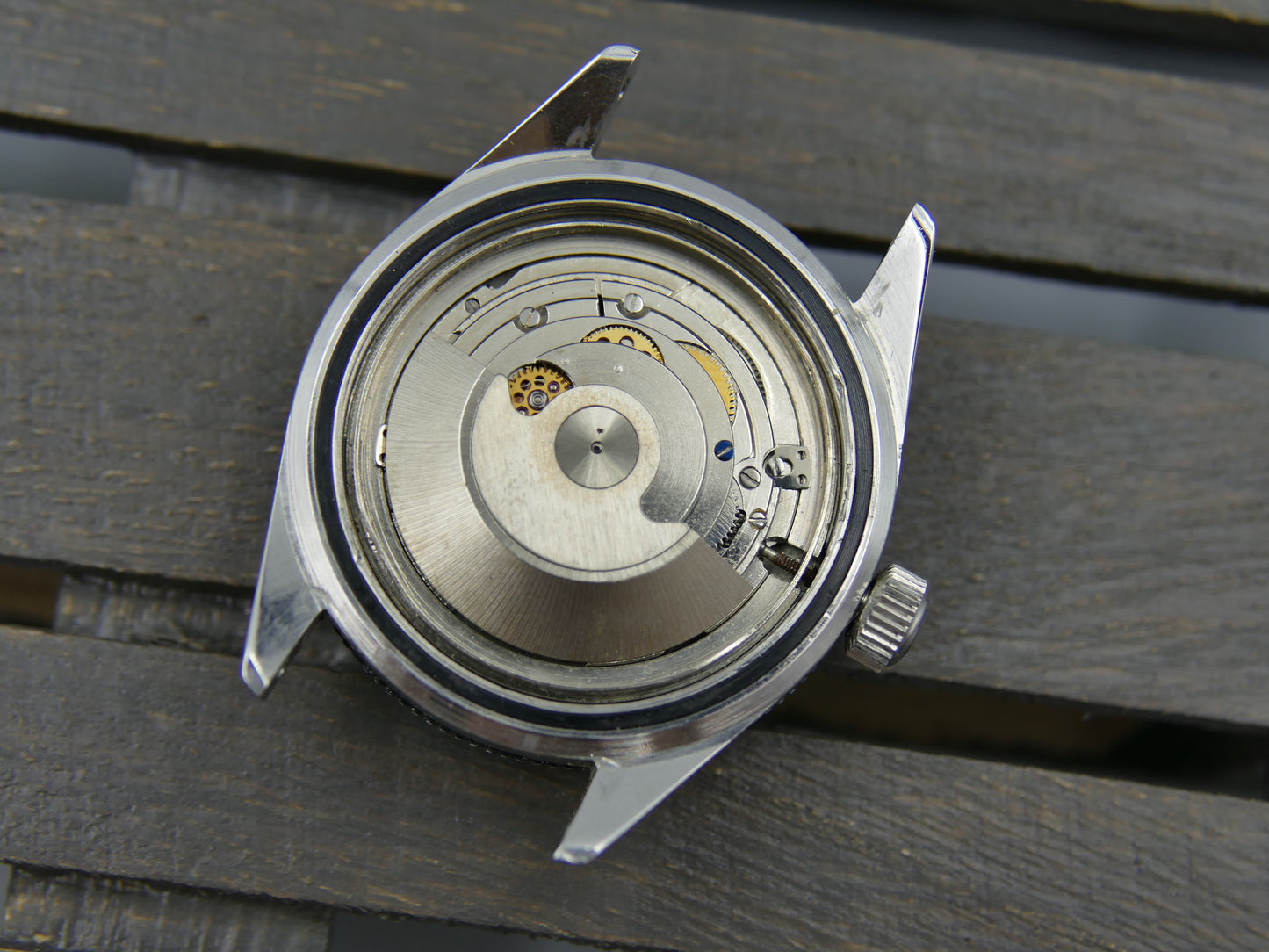 60's vintage watch mens Yema 660 feet SKIN DIVER ref 8755 Steel Pre superman 37mm