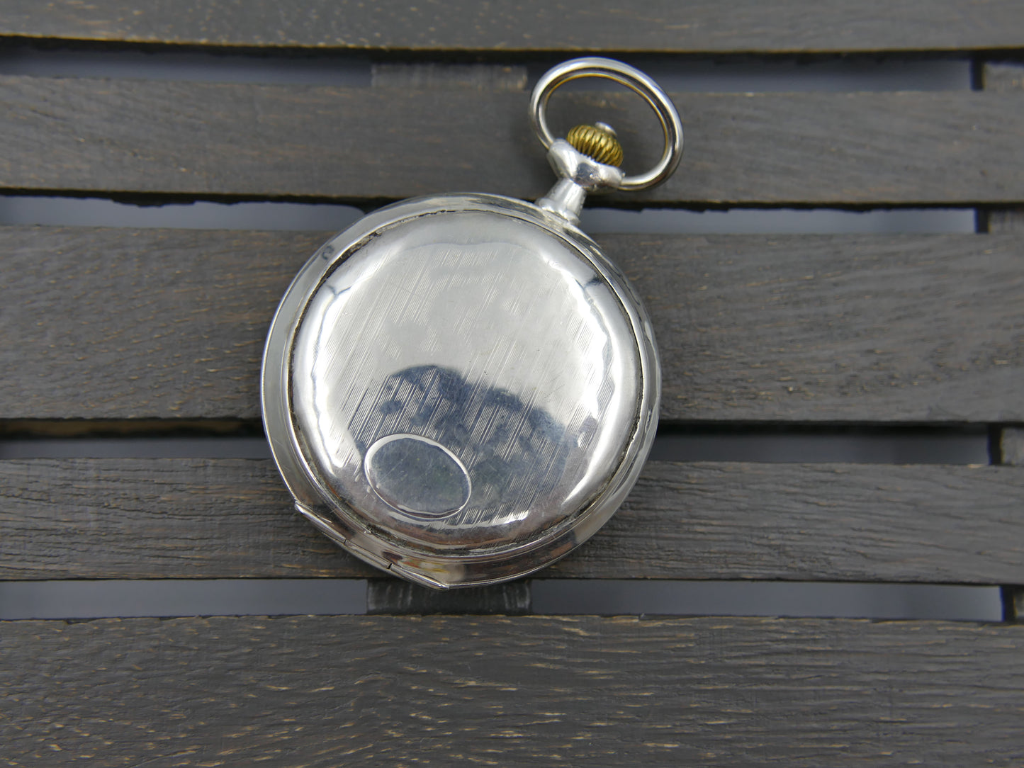 1912 vintage pocket gousset watch solid silver 0.900 savonnette Omega 18’’’