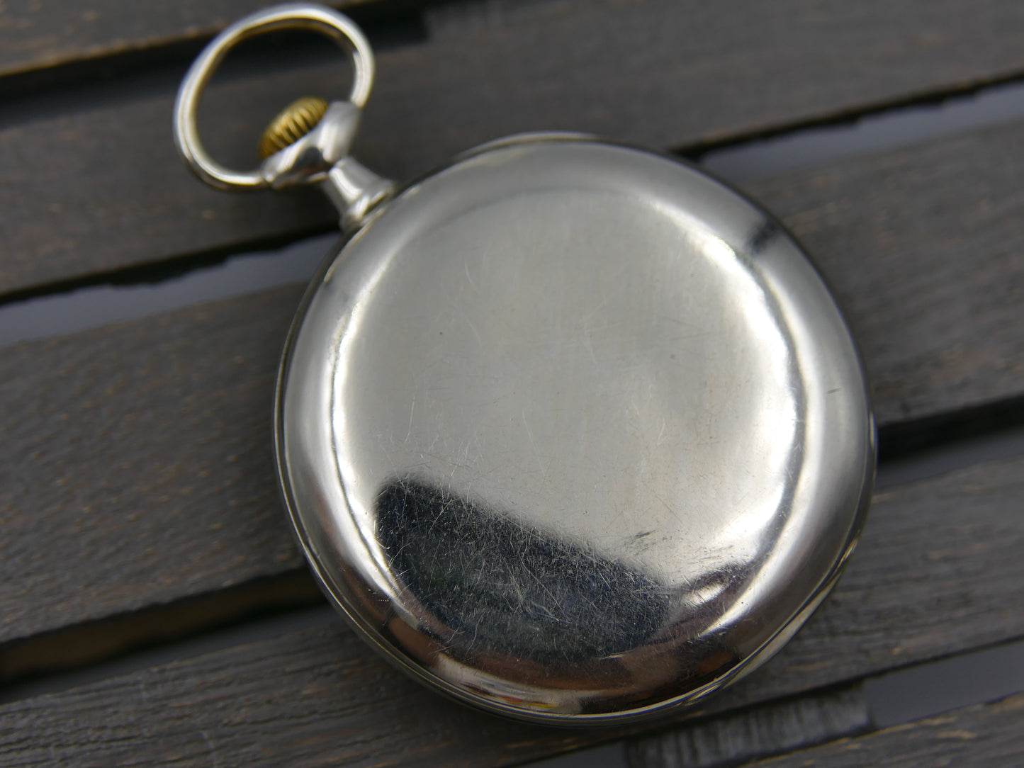 1910 vintage pocket gousset watch Omega 18’’’ serviced