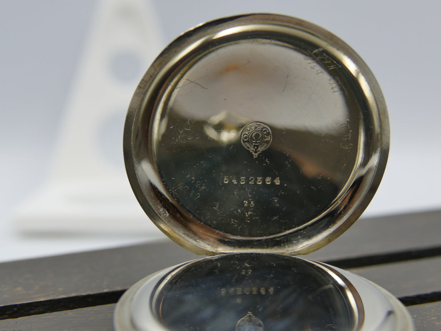 1910 vintage pocket gousset watch Omega 18’’’ serviced