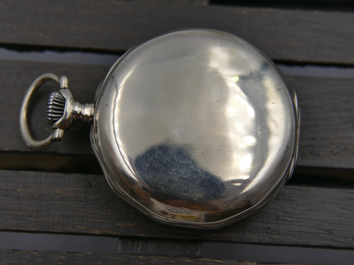 10s vintage pocket gousset watch solid silver Omega 18’’’ serviced