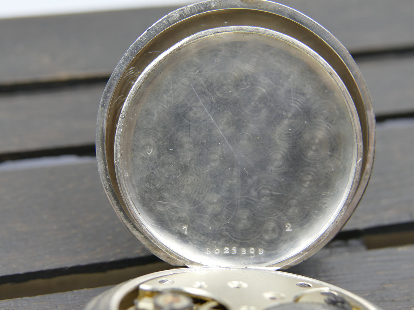 10s vintage pocket gousset watch solid silver Omega 18’’’ serviced