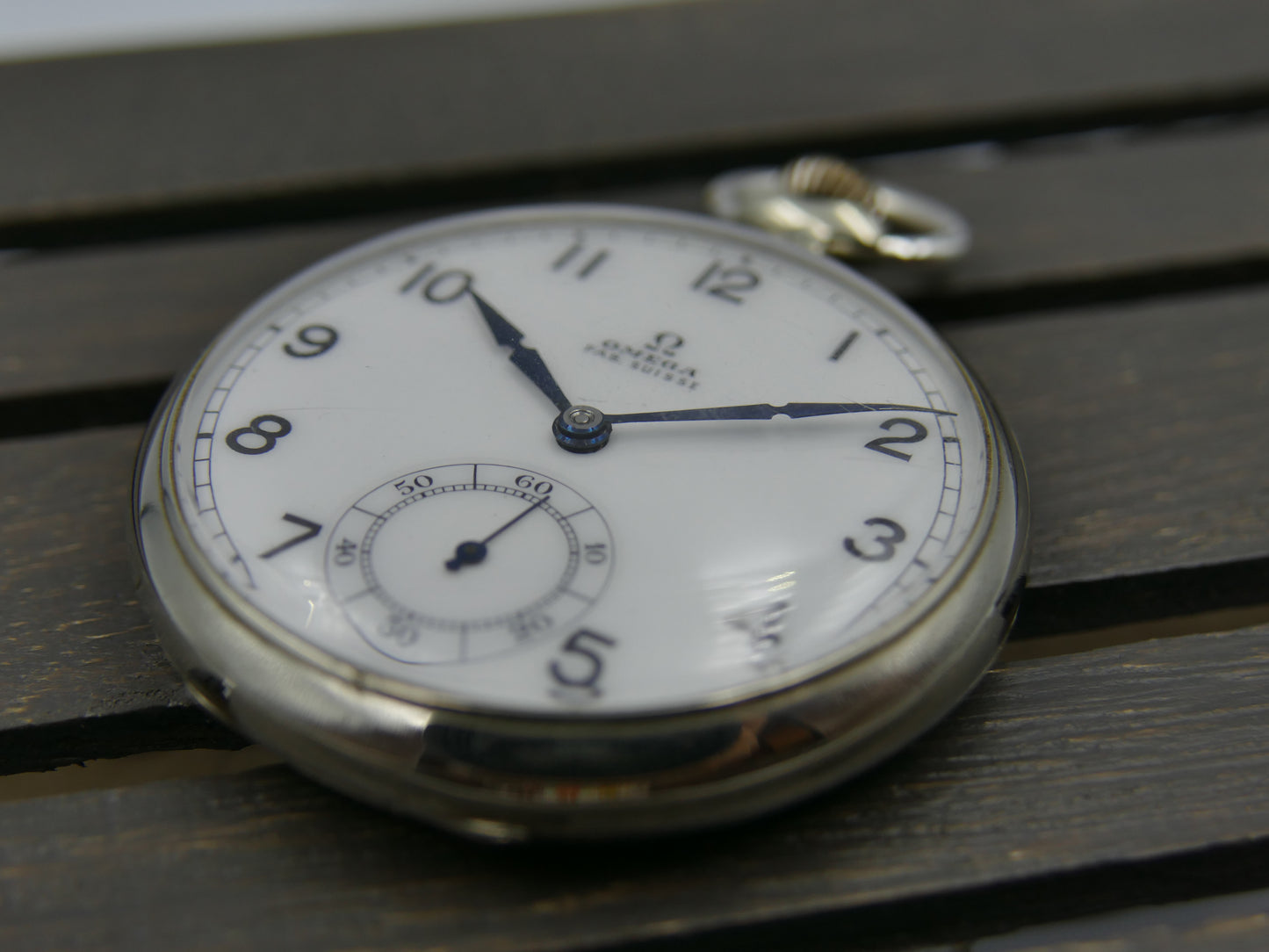 1934 vintage pocket gousset watch Omega 38.5 LT1 serviced