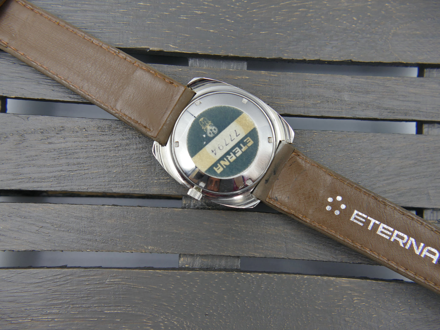 70s vintage watch mens Eterna Matic ref. 169 T automatic N.O.S