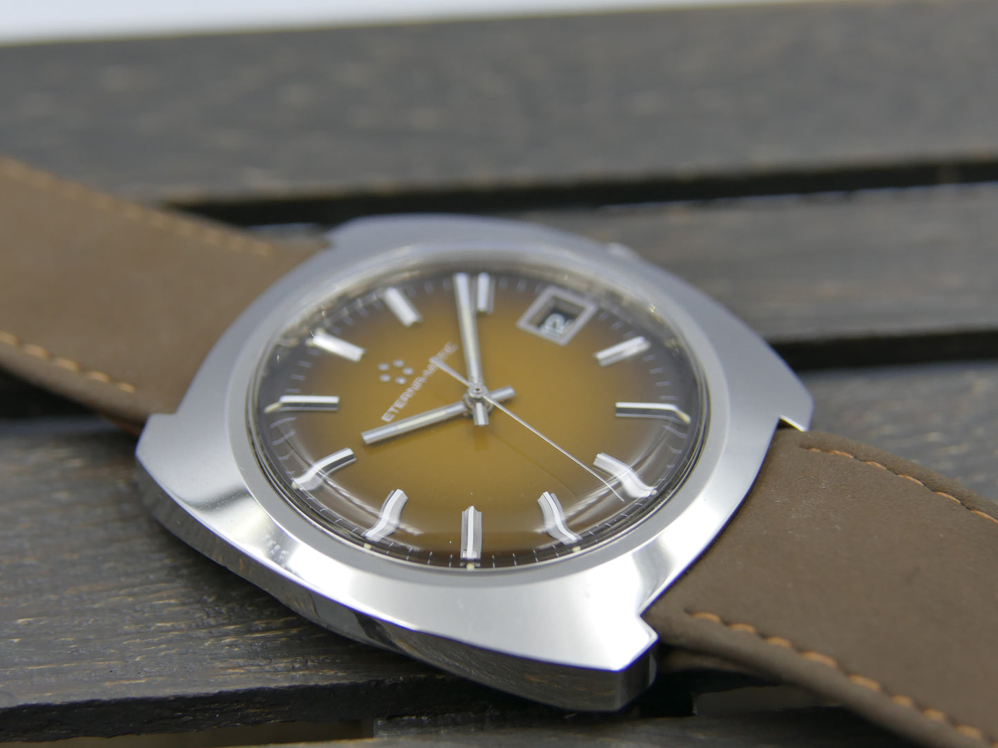70s vintage watch mens Eterna Matic ref. 169 T automatic N.O.S
