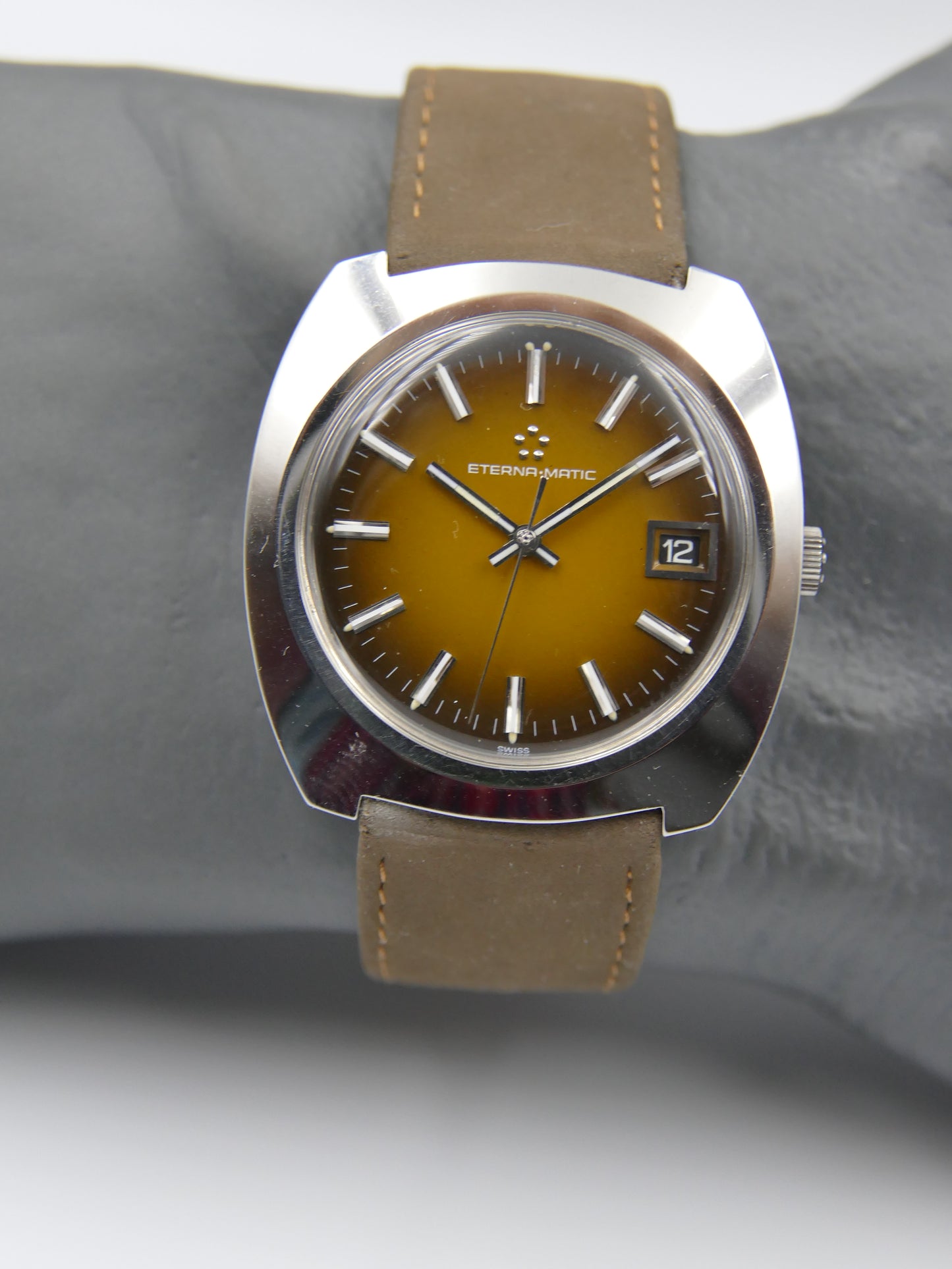 70s vintage watch mens Eterna Matic ref. 169 T automatic N.O.S