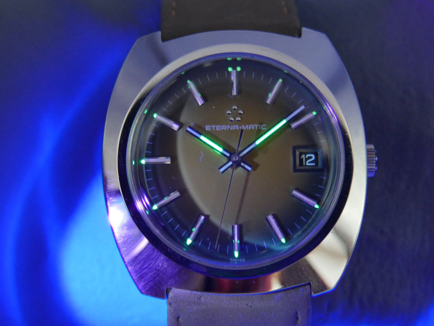 70s vintage watch mens Eterna Matic ref. 169 T automatic N.O.S
