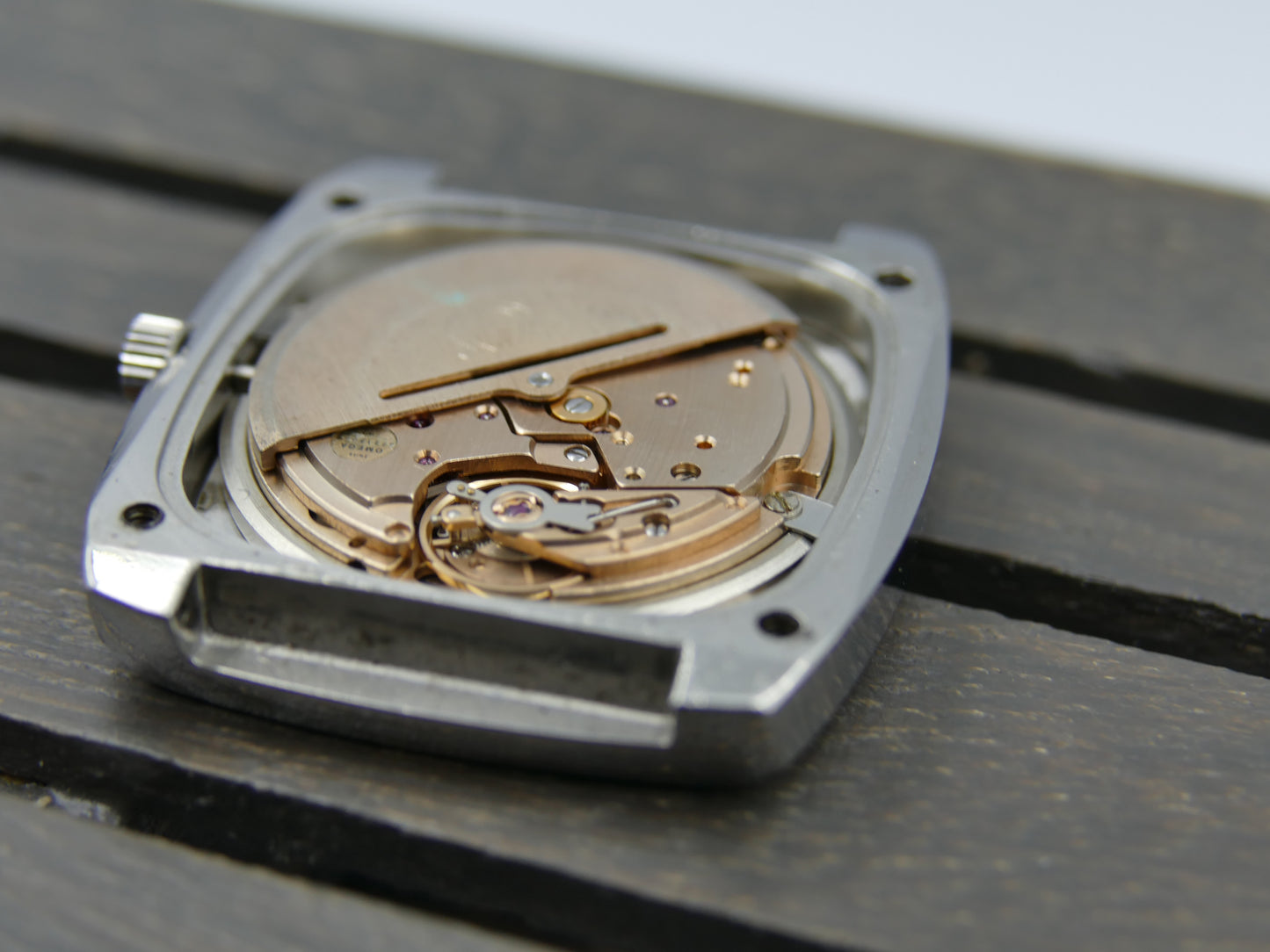70s vintage watch mens Omega Seamaster ref. 166.0138 automatic 1012 Big Square tv