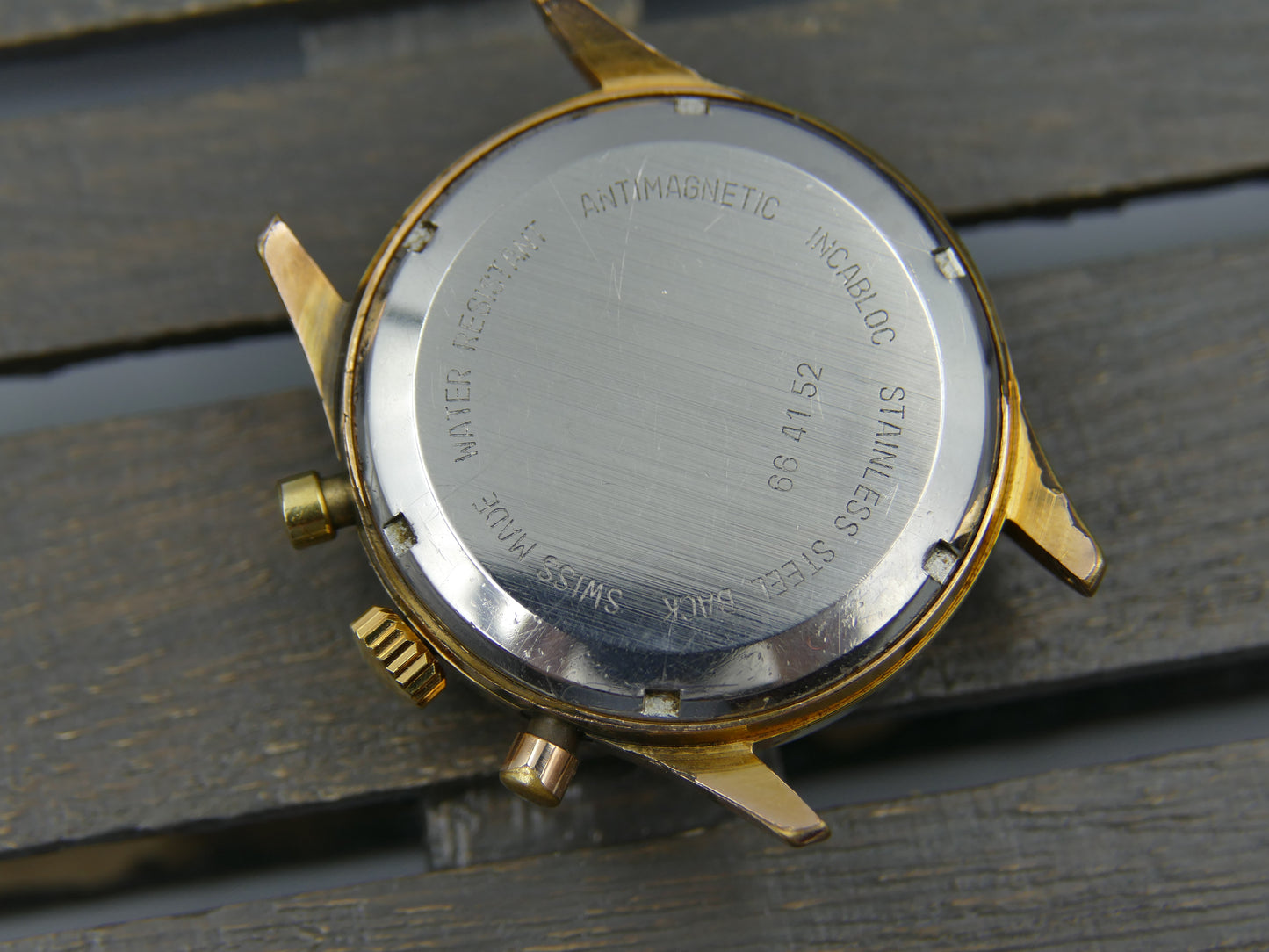 70s vintage watch mens Difor Suisse Chronograph Valjoux 7734 ref. 66.41.52